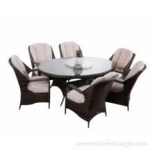 7pc modern  rattan dinner furniture set